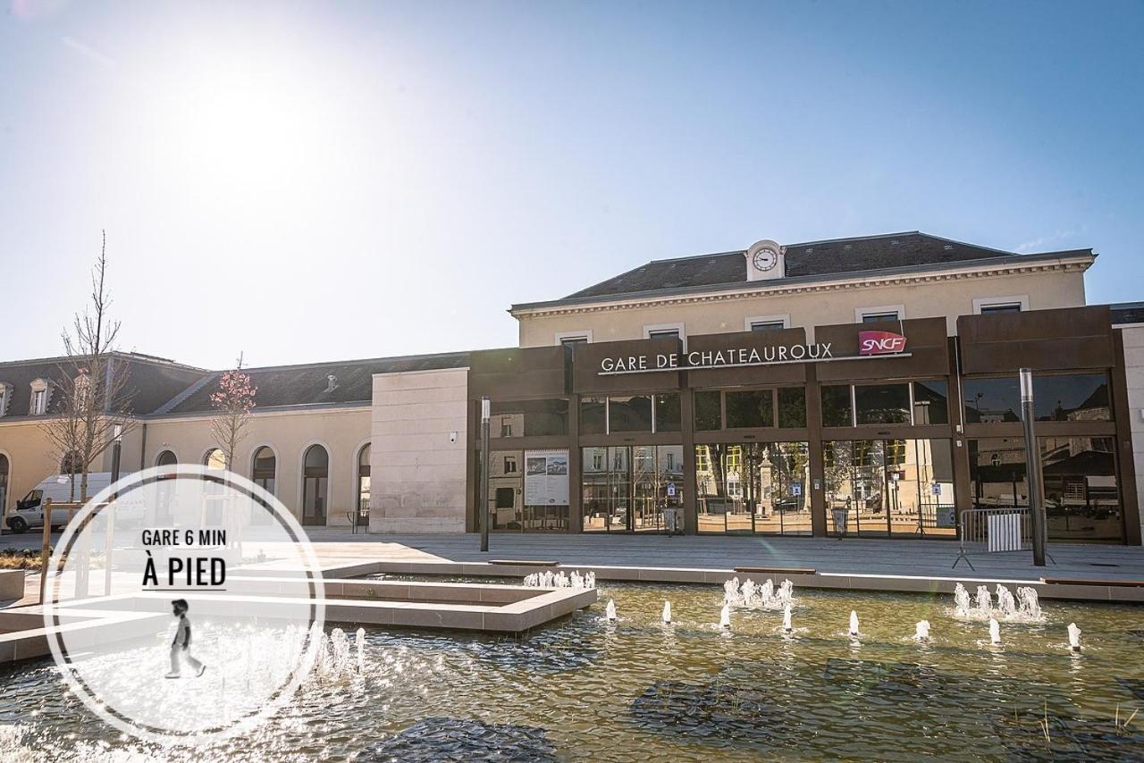 Le Vintage- Gare/Centre, Tout Equipe, Refait A Neuf, Climatisation Шатору Екстер'єр фото